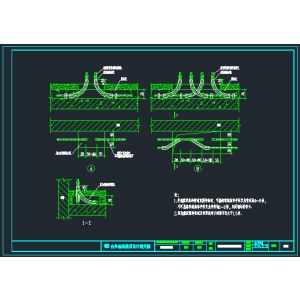 管道埋设在垫层内节点详图