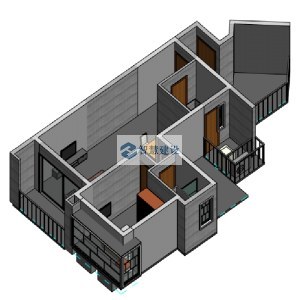 HS-U3-BH-82.25-入户花园-建筑模型