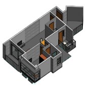 HS-U3-BH-82.25-入户花园-建筑模型