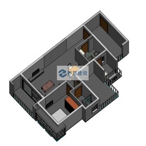 HS-Q4-BH-80.19-阳台未改-建筑模型