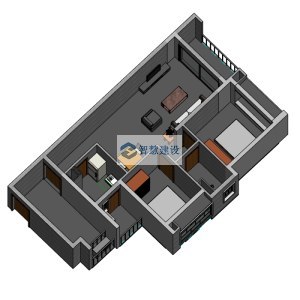 HS-Q5-BH-77.55-入户花园未改-建筑模型