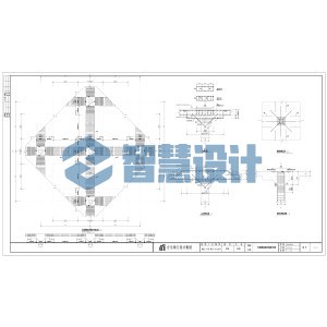 无梁楼盖板内暗梁示意